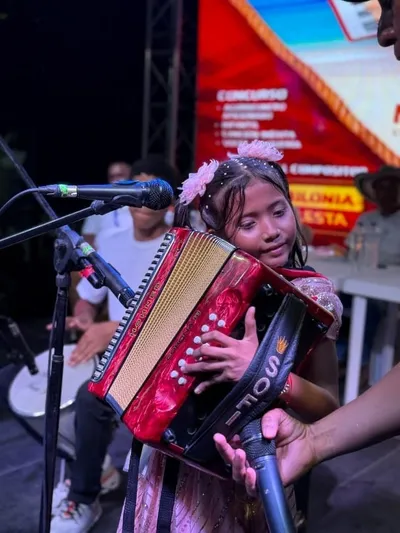 Festival de Vallenato en Necoclí con músicos en escena