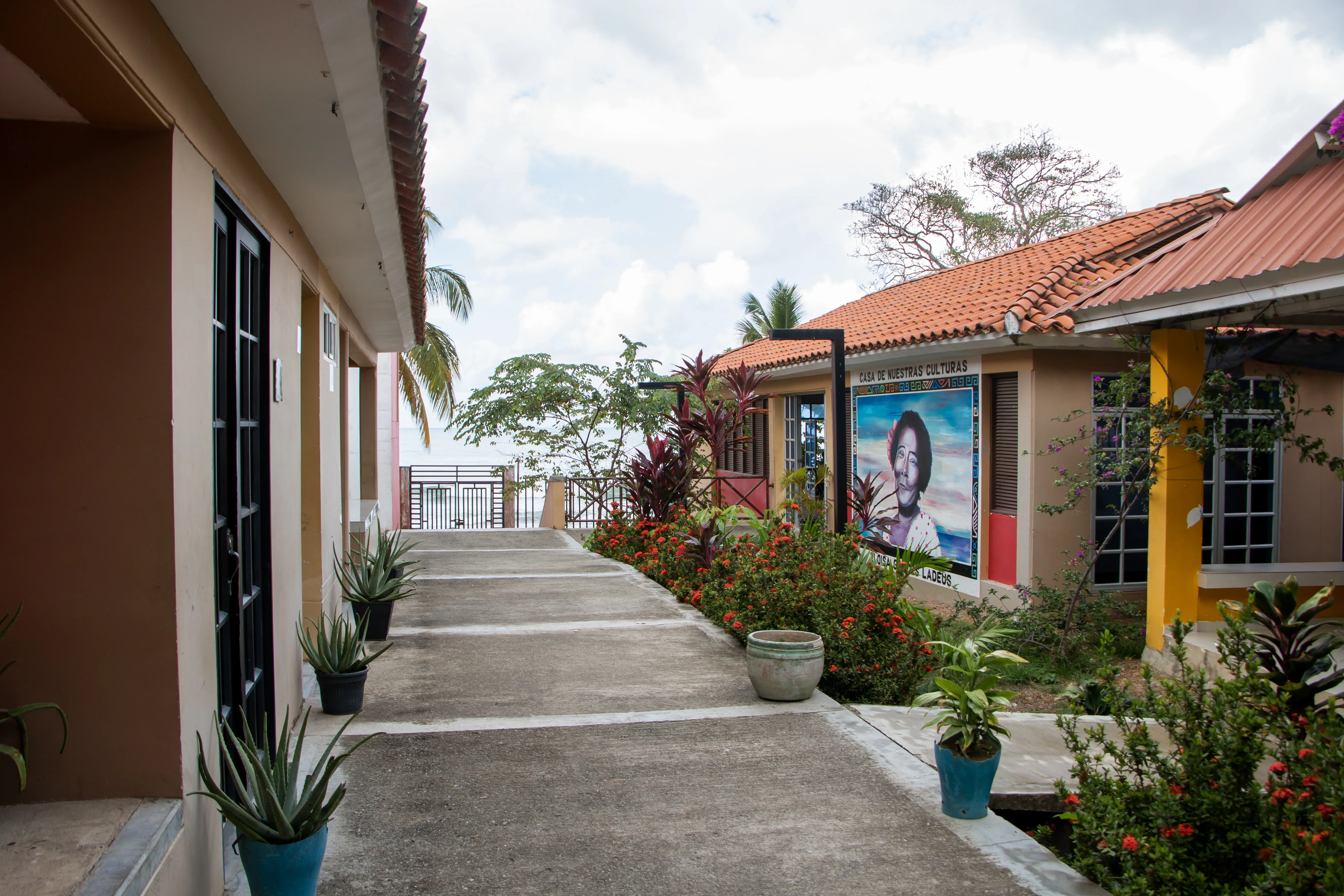 Terminal marítima de Necoclí mostrando la infraestructura portuaria